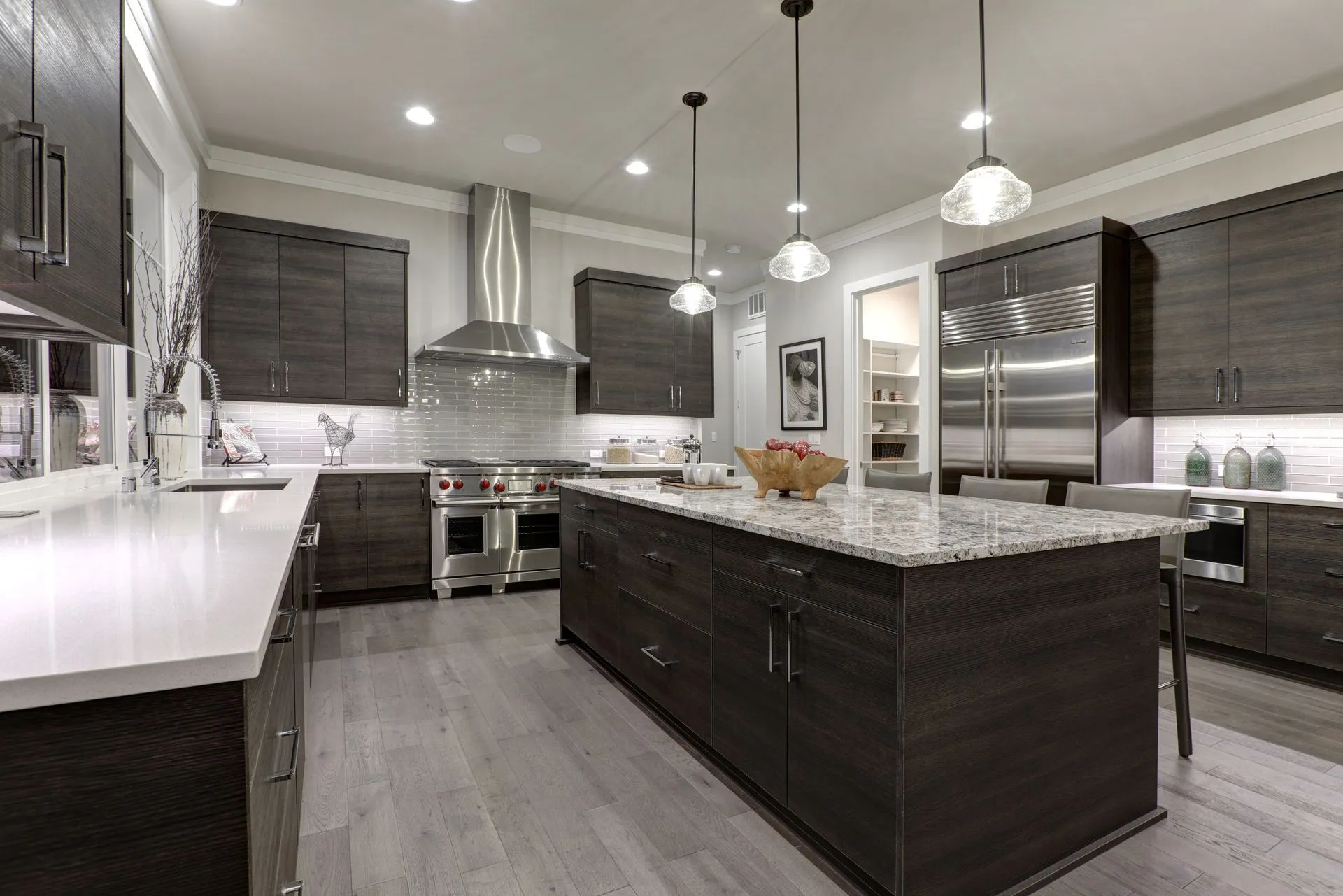 Custom kitchen remodel by Building America Construction